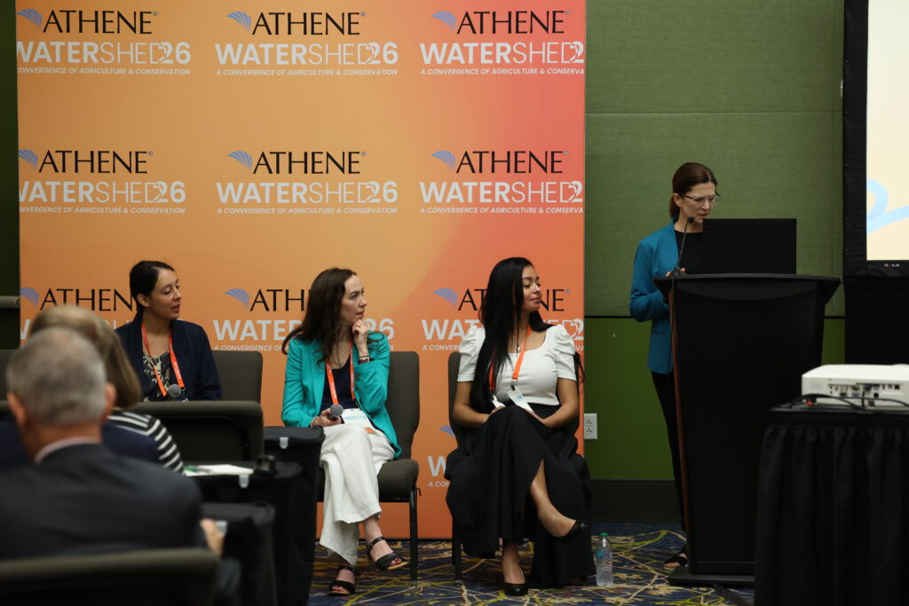 Panelists at the science and data track