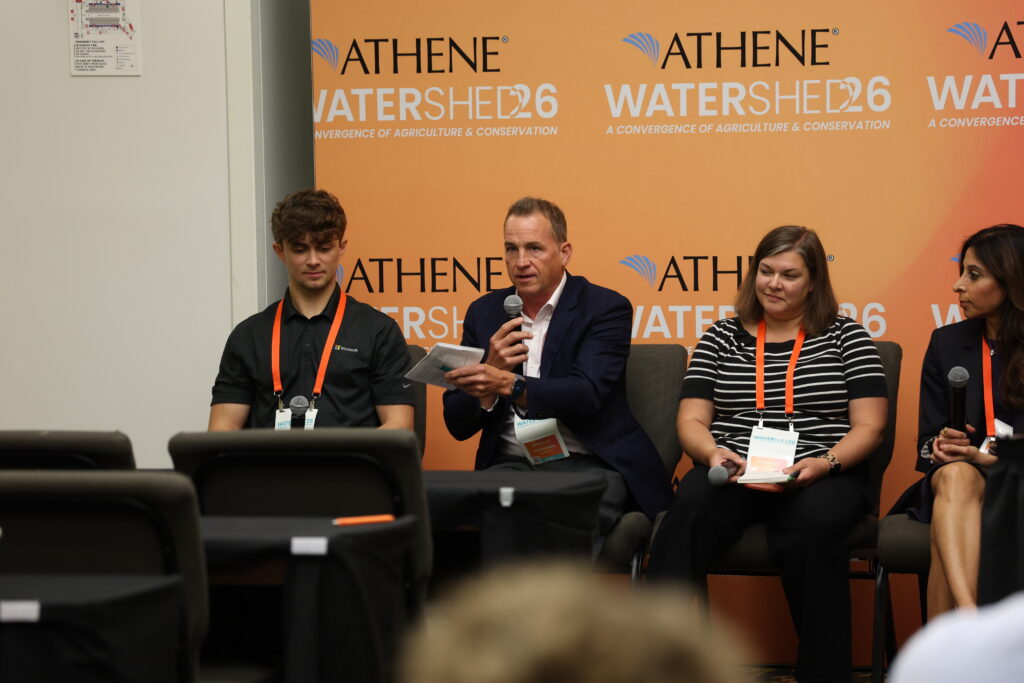 Panel of people at the Finance Solutions track